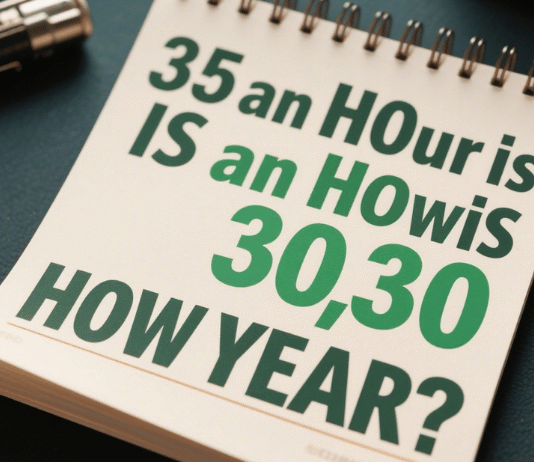 35 an Hour Is How Much a Year? Your Full-Time Annual Salary, Net Income, Lifestyle Potential, and Financial Growth Opportunities 35 an Hour Is How Much a Year?