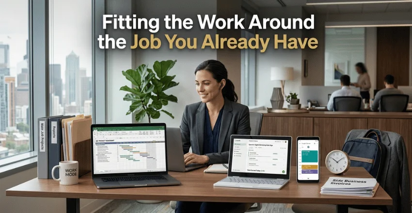 Fitting the work around the job you already have