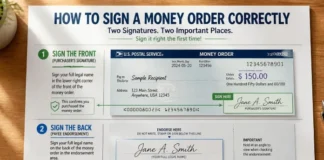 How to Sign a Money Order Correctly: A Simple U.S. Step-by-Step Guide How to Sign a Money Order